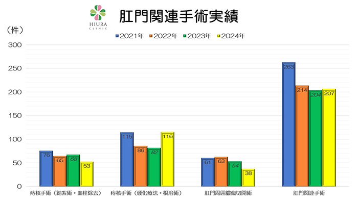 肛門関連手術実績